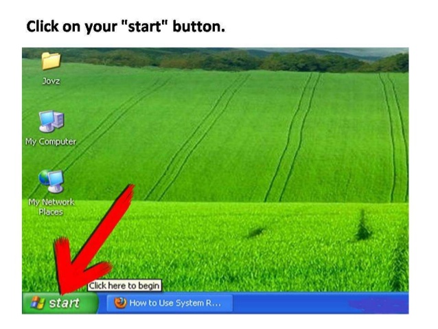 Windows XP start button