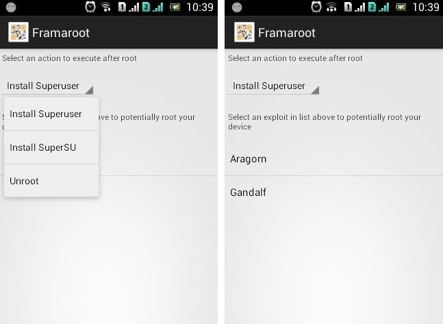 Framaroot android