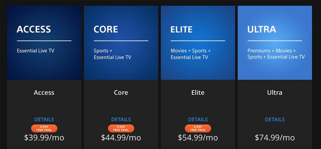 YouTube TV subscription cost